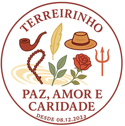 Logo do Terreirinho Paz, Amor e Caridade